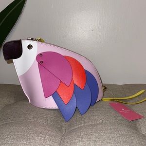 kate spade parrot crossbody NWT